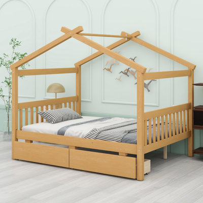 Neetu Full/Double Size Wooden Storage Bed with Drawers