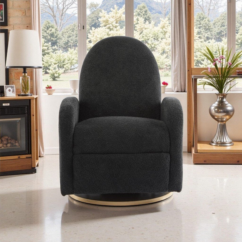 Fauteuil inclinable et pivotant standard 360, Noir