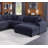 Modern Upholstered Cloud Modular Corner Sectional Sofa With Consoles-1604012532-1604012520