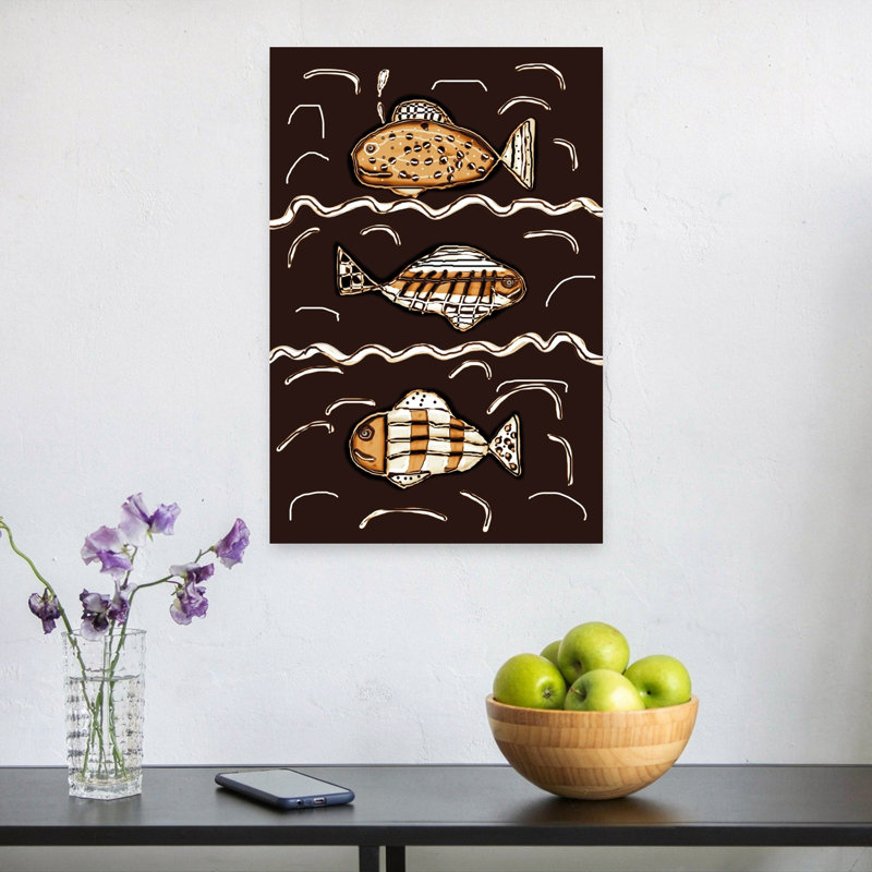 «Ocean Fish», reproduction d'art mural, 24" H x 16" W