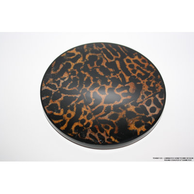 Bamboo Round 6 Piece Coaster Set