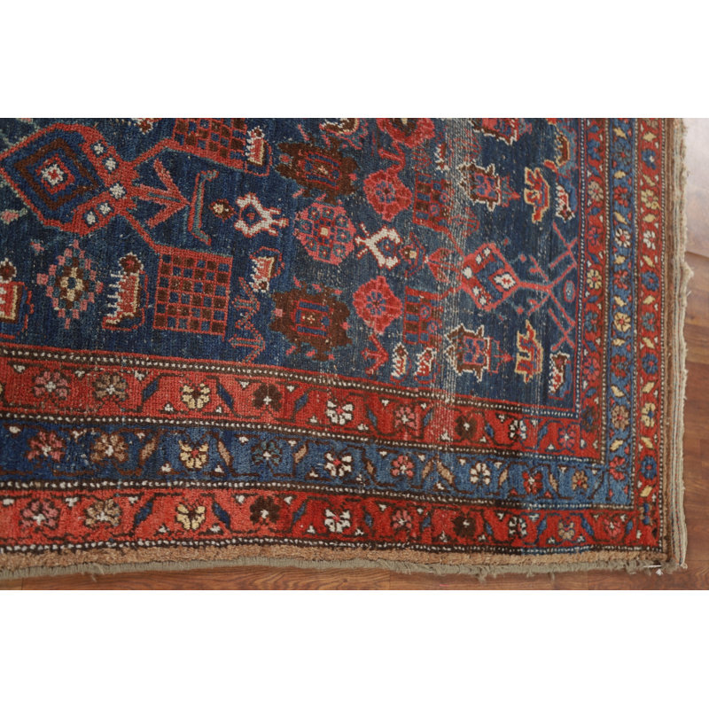 Tapis teinture végétale pré-1900 5 x 8