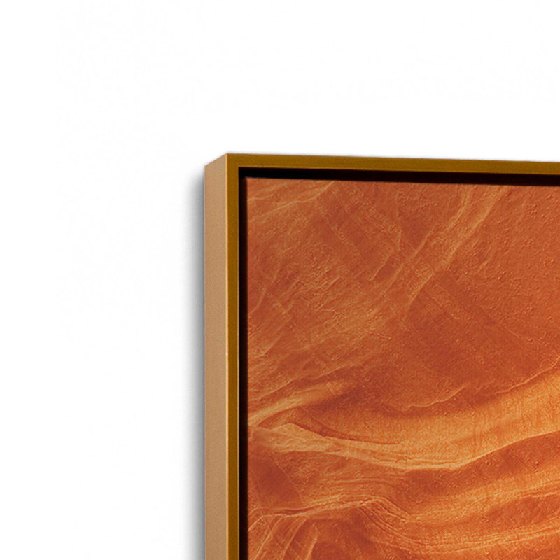 Sculpted by Time, ensemble de 3 impressions sur toile dans un cadre, Cadre flottant or poli