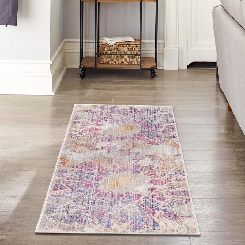 Orianthi Abstract Indoor Rug, Runner 2' x 8'