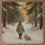 Walking With Sled-1173624509