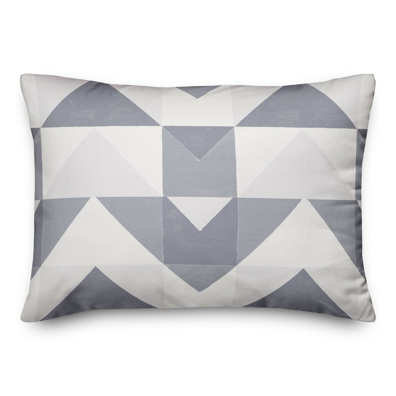 Abstract Outdoor Throw Pillow, Blue