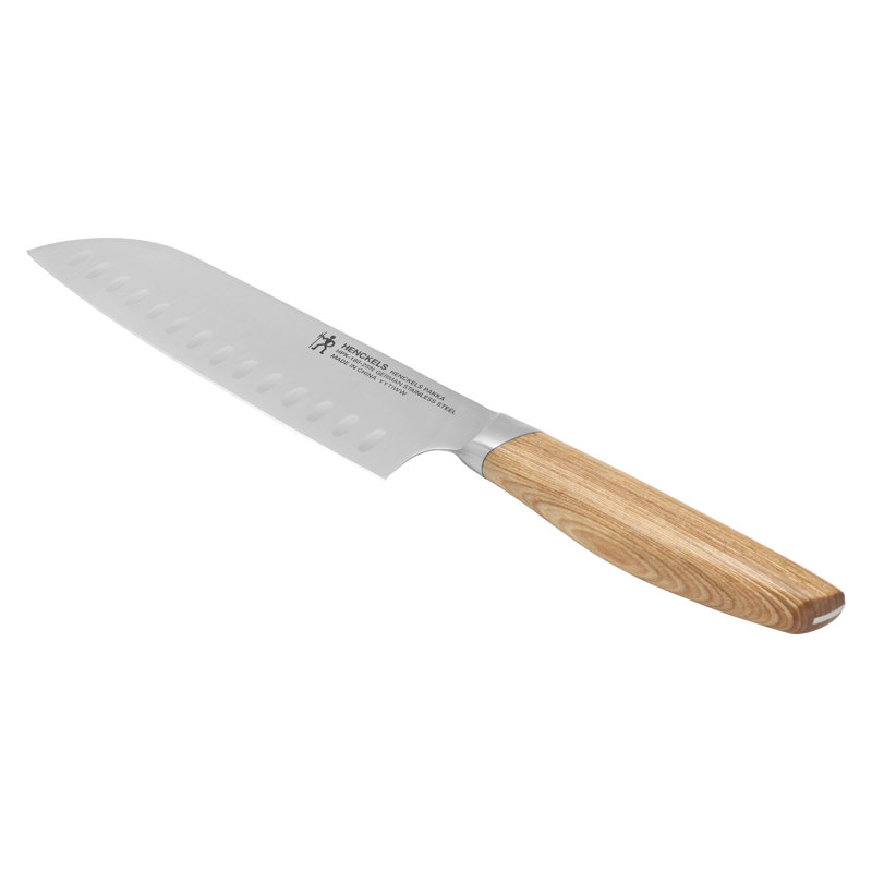 Henckels Pakka 7-Inch Hollow Edge Santoku