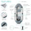 Ensemble de 3 bateaux Intex Mariner
