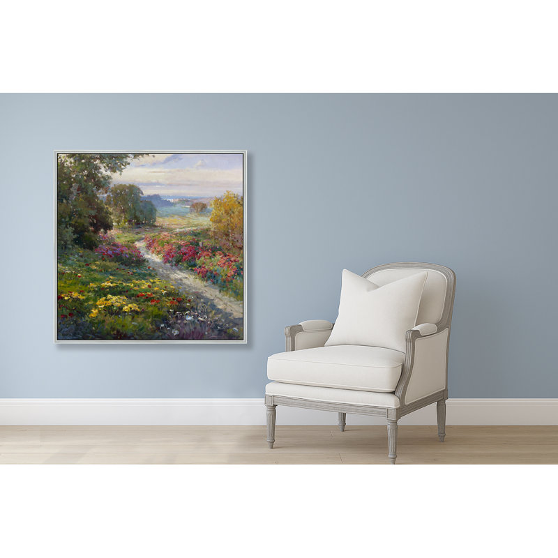 Meadow Gateways Print, 47" H x 47" W, Silver