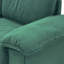 Canapé compact en velours vert 78,74 po - 2 places, rangement caché, peu encombrant-299123096
