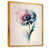 Toile avec cadre flottant or