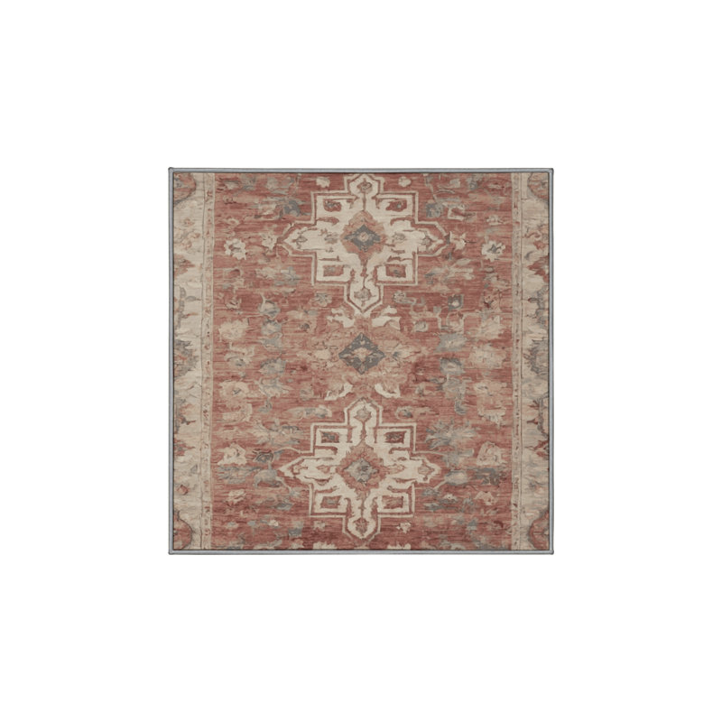 Tapis gris lavable à la machine GSIX03625, Carré 7 pi