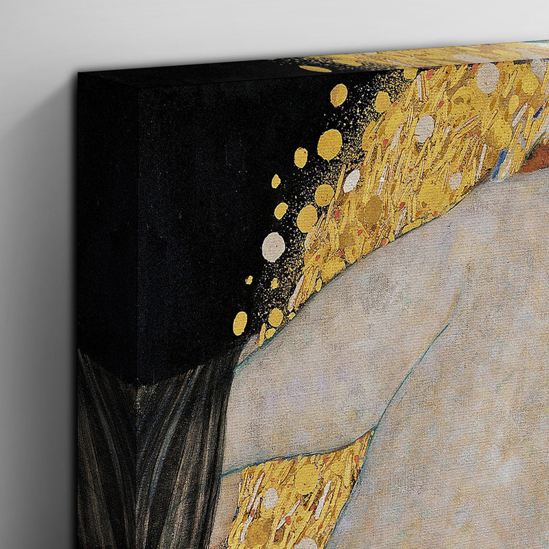 Danae by Gustav Klimt - Wrapped Canvas, 76cm H x 76cm W