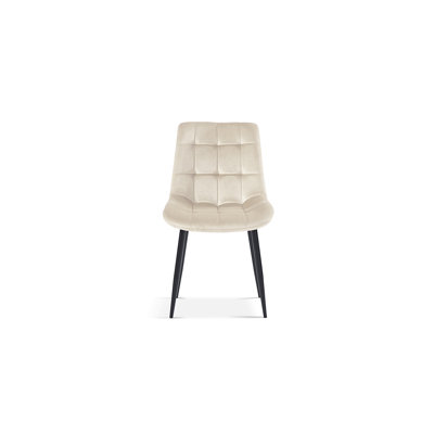 Greilickville 47cm H Polyester Upholstered Metal Side Chair