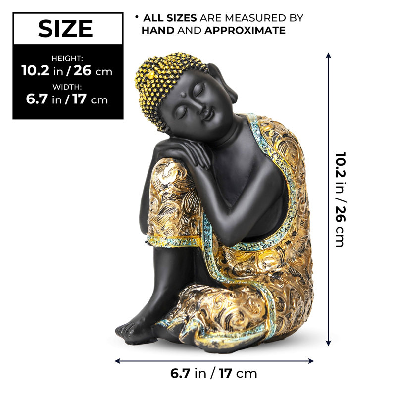 Figurine de bureau méditation 10 po