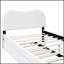Lit plateforme tapissier avec pieds de soutien en bois et lit gigogne, durable et peu encombrant pour les chambres à coucher modernes.-664266724