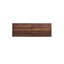 Commode de rangement simple en noyer noir