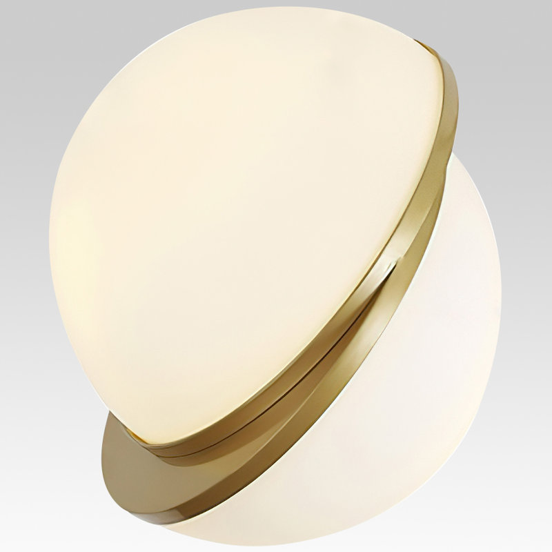 Bateson 1-Light Acrylic Shade Globe Pendant Hanging Lamp Fixture