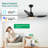 42" Smart Ceiling Fan With Lights Remote