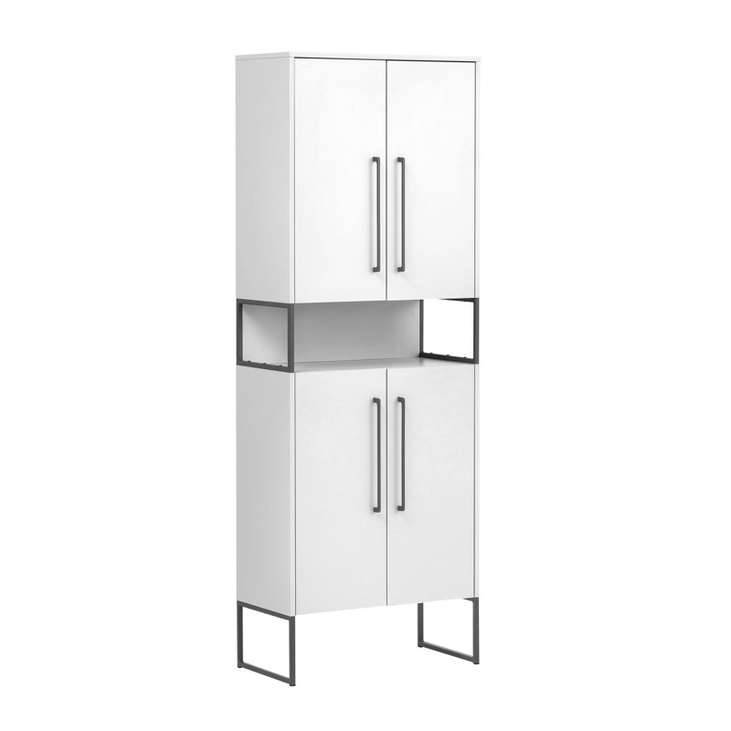 Limone Linen Cabinet, White