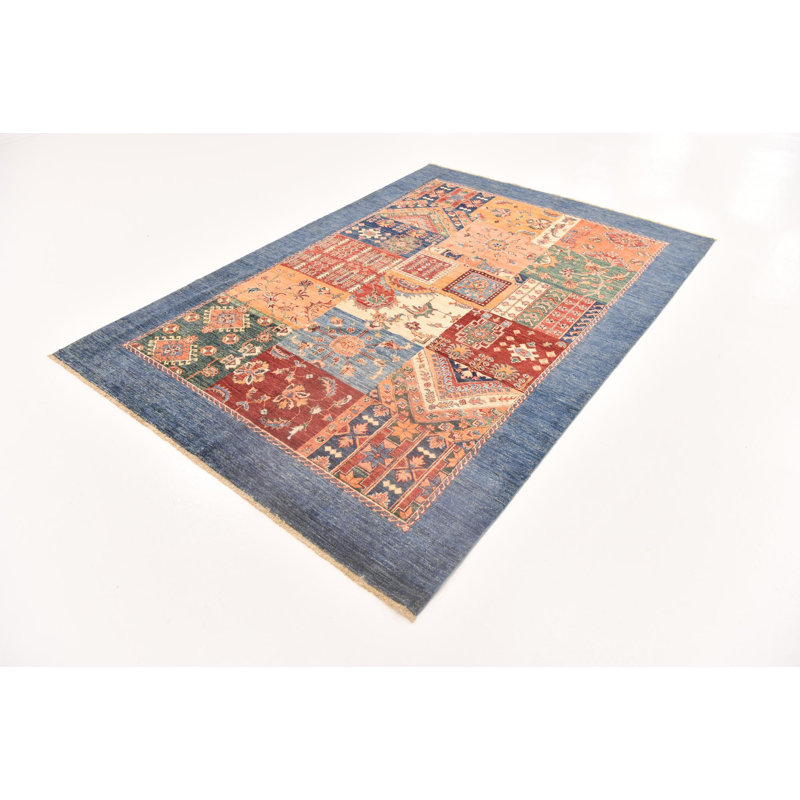 Tapis bleu Nitta