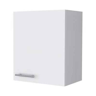 White Hi Wall Cabinet With 1 Door