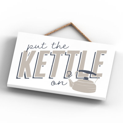 Vivid Squid Wholesale Put the Kettle on 1 Piece Wall Art