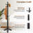 11-Hooks Freestanding Solid Wood Coat Rack-1755586133