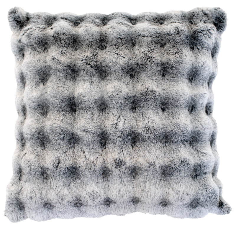 Abstract Sqaure Cushion, Grey