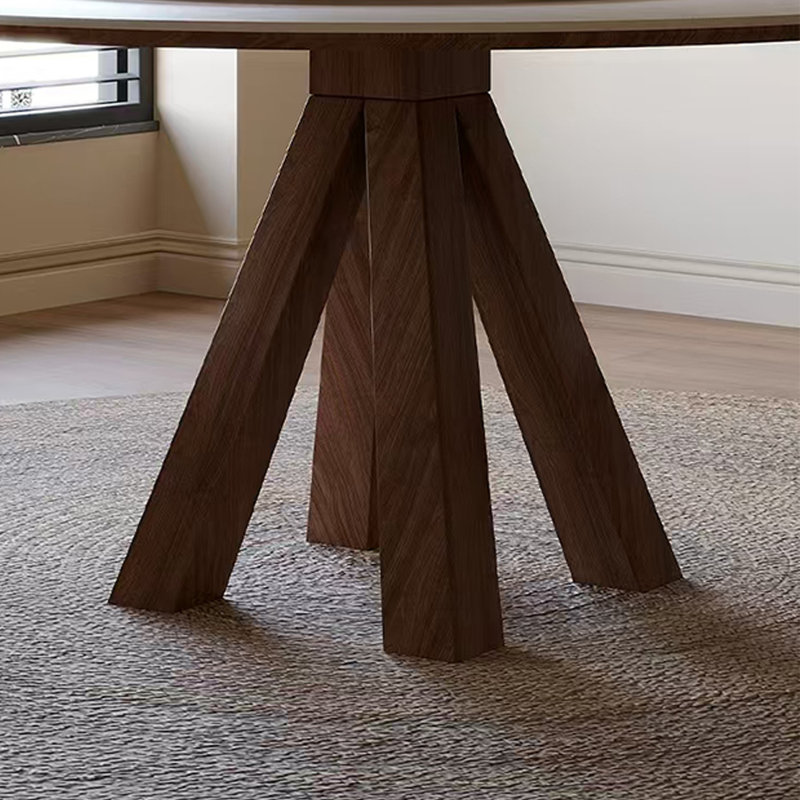Combinaison de chaise ronde Mid Mid, H 29,52 po x L 62,99 po x l 62,99 po, 9 pièces : table, 8 chaises