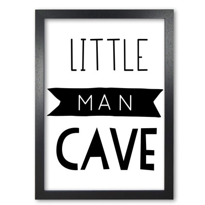 Little Man Cave Banner - Print