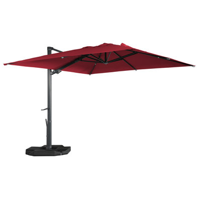 Parasol en porte-à-faux rectangulaire 13 pi x 10 pi Miyeko