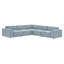 Canapé modulaire rembourré en forme de L Restore 5 pièces Restore-380685703