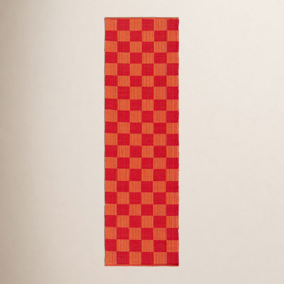 Della Area Rug in Red / Rust