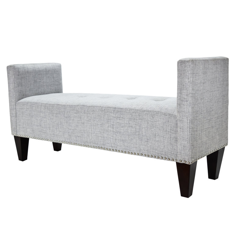 Banc rembourré Hisle, Argent