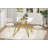 Square Tempered Glass Dining Table for Small Spaces – Sturdy Metal Base, Modern Minimalist Design