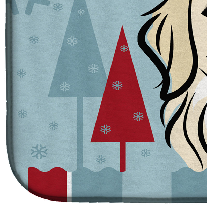 Tapis de séchage winter retriever golden retriever