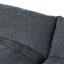 Canapé modulaire 115,5 po gris foncé modulaire avec revêtement en polyester durable, coussins moelleux, compartiments de rangement cachés et conception polyvalente pour le salon, le salon ou le bureau