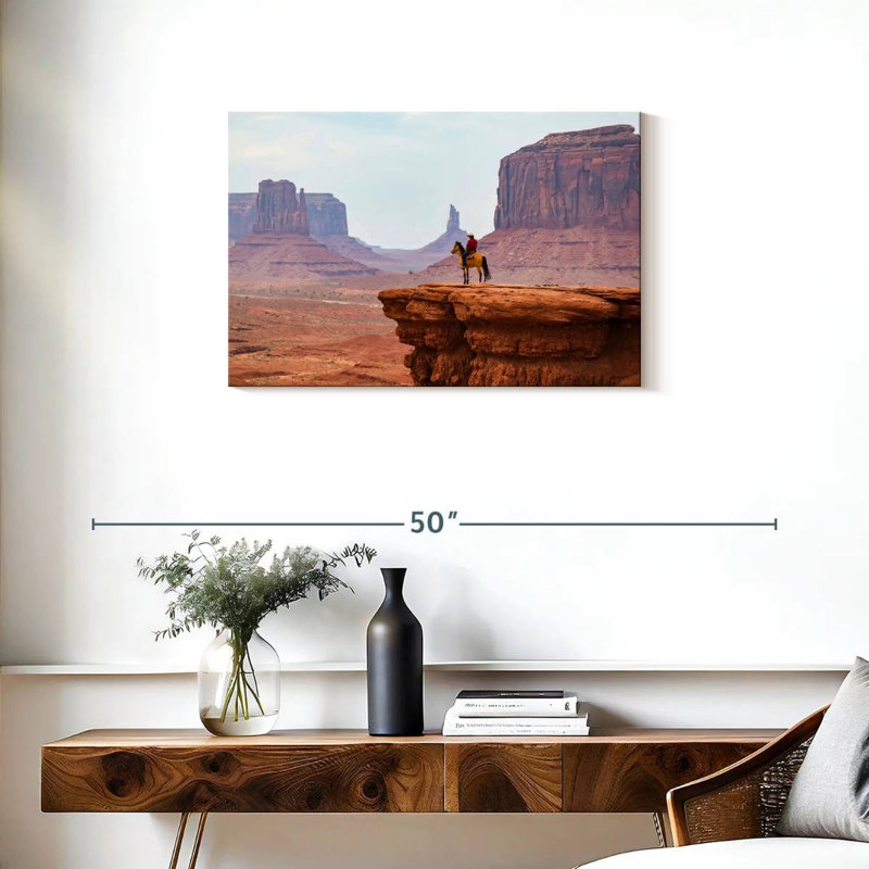 Lelar Cowboy de Monument Valley, H 20 po x l 30 po