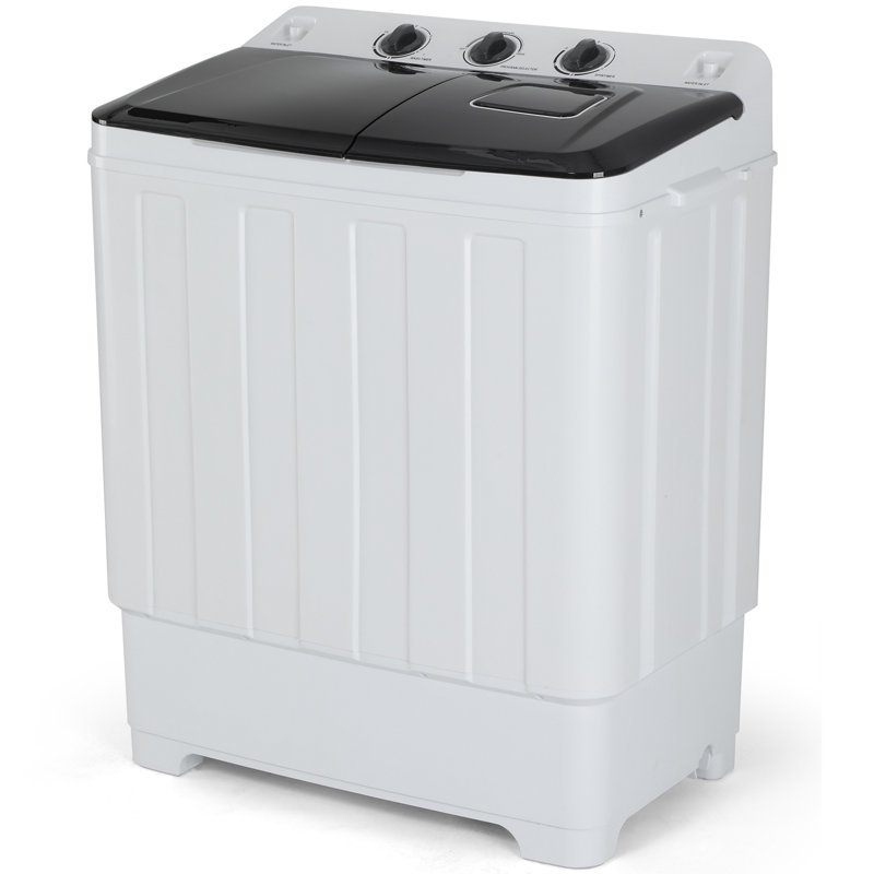 Himimi Delia 4.1 Cubic Feet cu. ft. High Efficiency Portable Washer & Dryer Combo in White