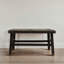 Table basse carrée en bois d'orme récupéré Fostoria, noir-130063044
