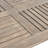 70" Wood Patio Dining Furniture - Graceful Gray Tabletop Table Piece