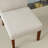 Contemporary Fabric Accent Chair Set of 2 with Round Side Table