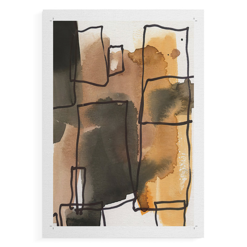 Retro Vibe I - Impression sur toile seulement - NON-CADRE, H 60 po x l 40 po