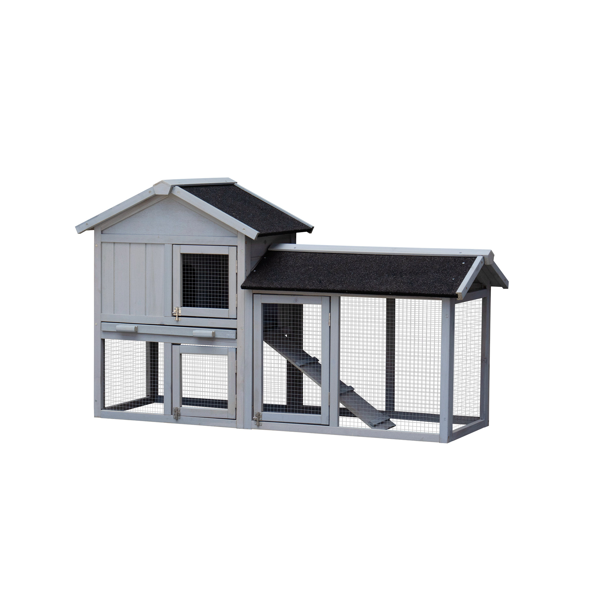Tucker Murphy Pet™ Finka Outdoor Extensible Chicken Coop with Large Chicken Run Space For Up To