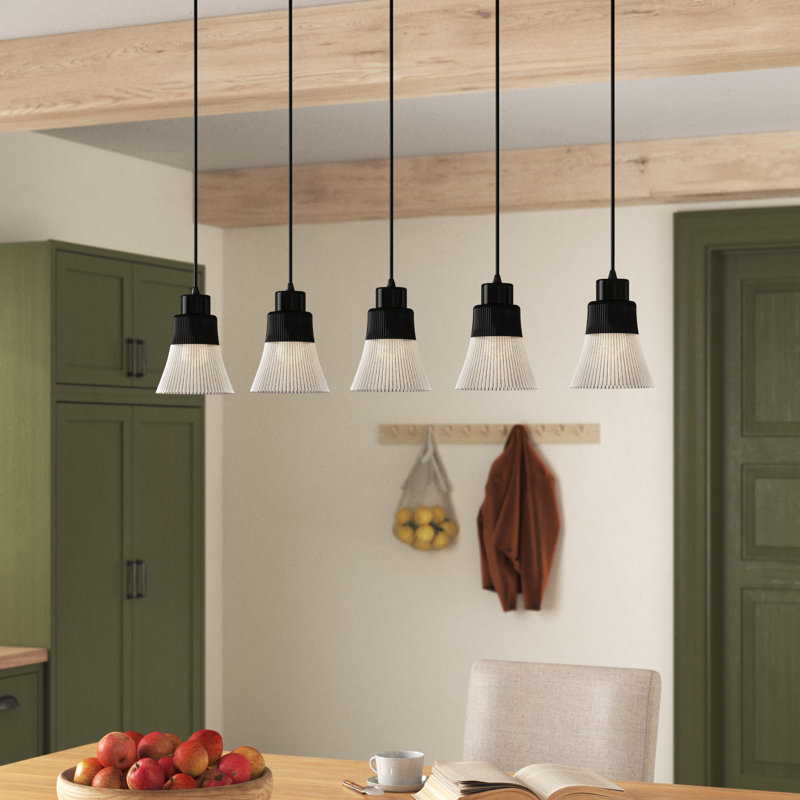 Southam 5 - Light Kitchen Island Pendant, Black