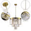 Lustre unique à 7 lumières avec accents de cristal Hallum-1726858860