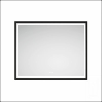 LED Lighted Bathroom Wall Mounted Mirror With High Lumen And Anti-Fog Control, Ideal For Makeup And Shaving