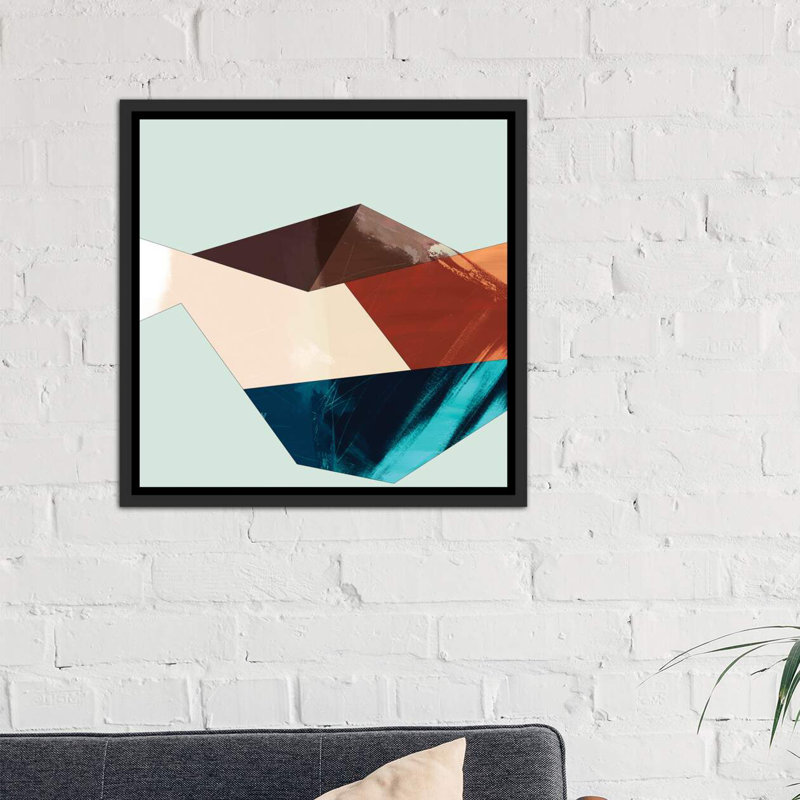 « block details ii » par sisa jasper-impression, H 18 po x l 18 po x 1,5 po, Toile avec cadre noir