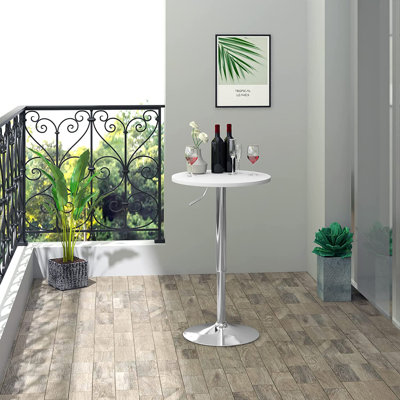 Giulio Round Metal Base Dining Table